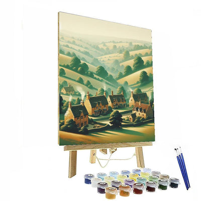 Timeless English Countryside Numbered Painting Kits