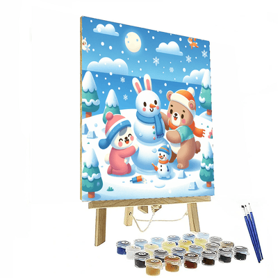 Magical Winter Adventure Paint By Numbers