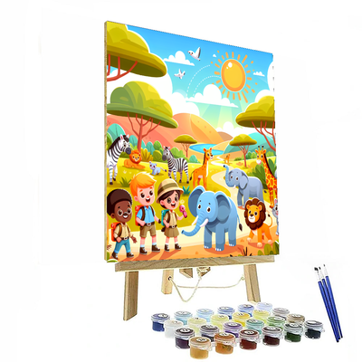 Safari Explorers Paint By Numbers