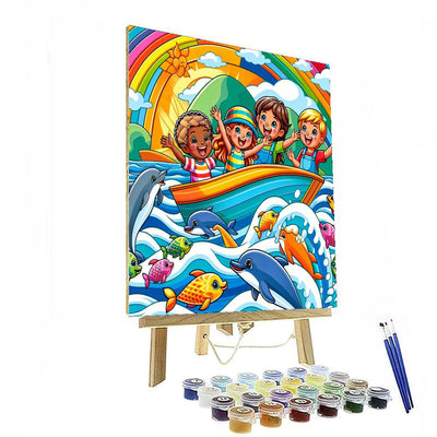 Friendly Sea Adventure Painting By Numbers Kit