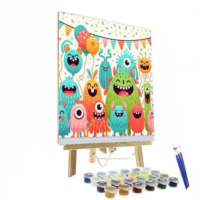 Silly Monster Parade Numbered Painting Kits