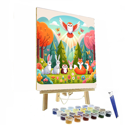 Magical Forest Adventures Painting Number Kit