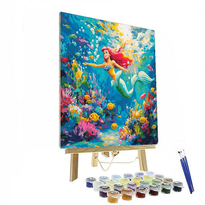 Under The Sea With Ariel - Disney Inspired Paint By Color