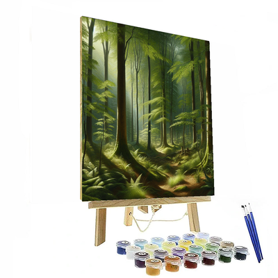 Forest Whispers Mural Paint By Color