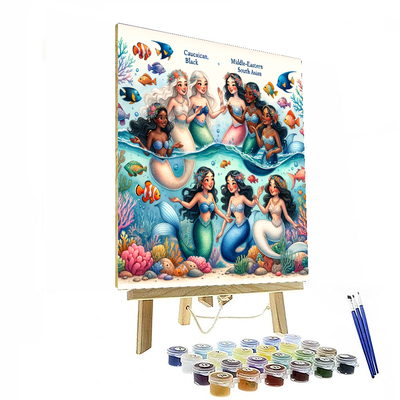 Mystical Mermaids Paint By Color