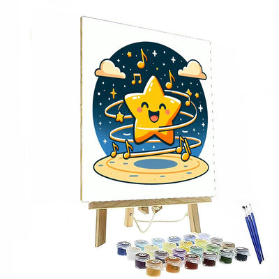 Silly Dancing Star Number Painting