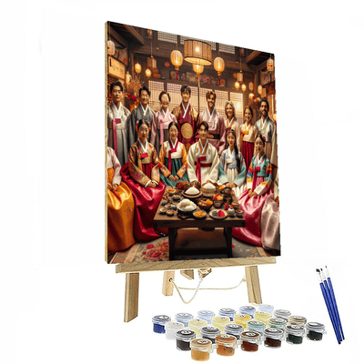 Chuseok - South Korea Paint By Color