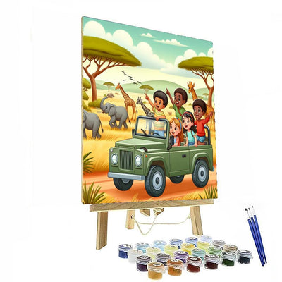 Savanna Adventure DIY Paint By Numbers