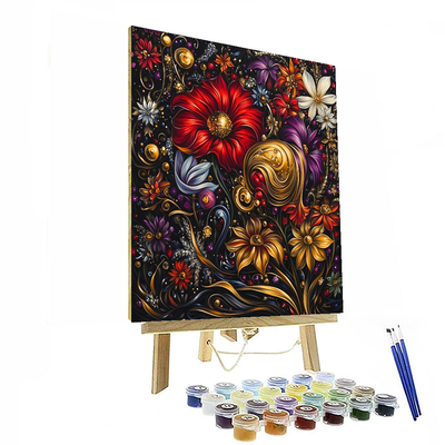 Salvador Dali Inspired Surreal Flora Fantasy  Paint By Numbers Kits