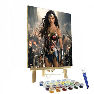 Gal Gadot: The Empowering Wonder Woman Of Our Time Paint By Numbers Art