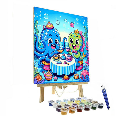 Underwater Tea Party Paint By Numbers Kits