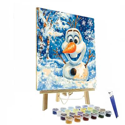 Frozen Olaf's Winter Fun - Disney Inspired Numbered Painting Kits