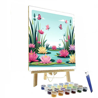 Lovely Lilies Paint By Numbers