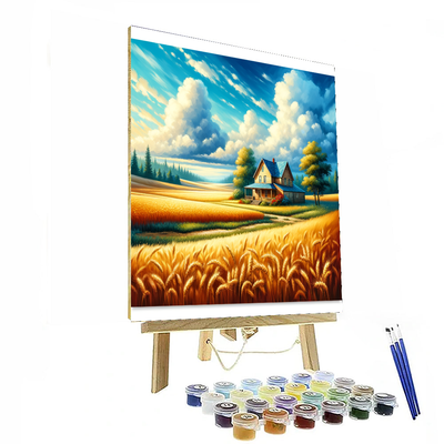 Sunny Countryside Charm Paint By Numbers Art