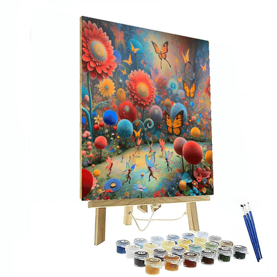 Fantasy Garden Of Whimsy Paint By Number