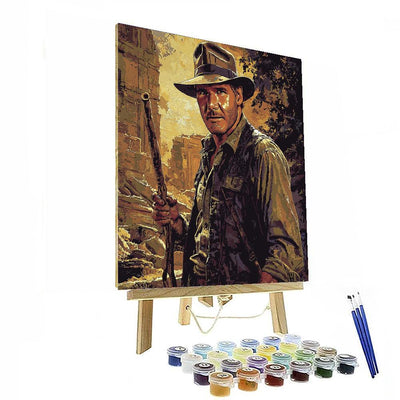 Harrison Ford: Indiana Jones's Timeless Adventure Paint By Color