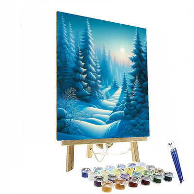 Winter's Eve Serenity Number Painting