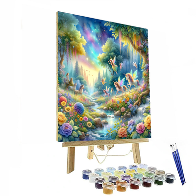 Fantastic Fantasy Forest Painting Number Kit