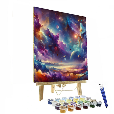 Space Fantasy Painting By Numbers Kit