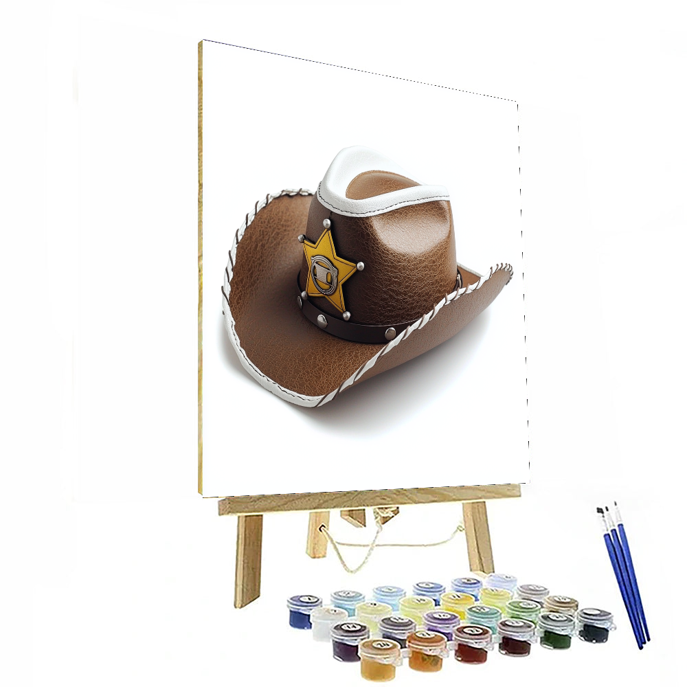 Woody Cowboy Hat Disney Inspired DIY Painting By Numbers Kit