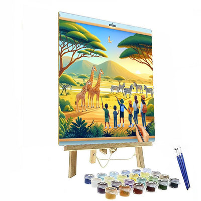 Wondrous Wild Safari Paint By Color