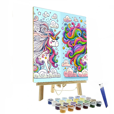 Sassy Unicorn Painting Number Kit