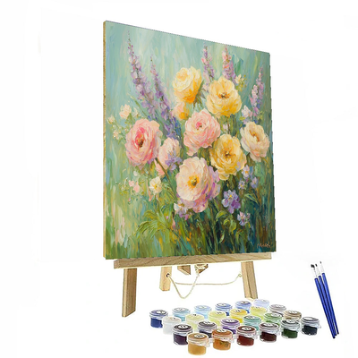 Monet Inspired Blooming Elegance  Paint By Number