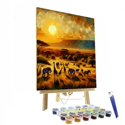 Safari Serengeti Experience Paint By Number