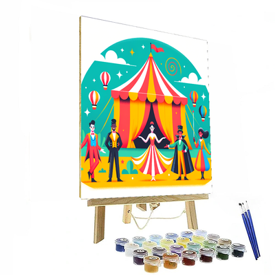 Lively Carnival Circus Paint By Color