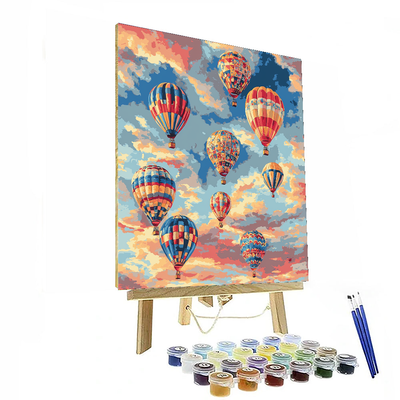 Marc Chagall Inspired Floating Dreams  Numbered Painting Kits