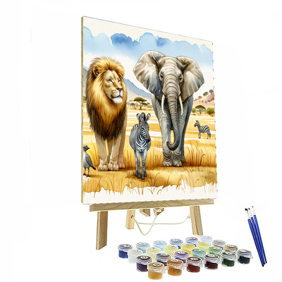 Safari Of Smiles Paint By Numbers