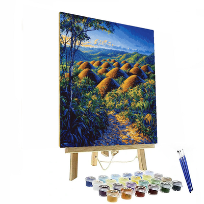 Chocolate Hills - Philippines Numbered Painting Kits