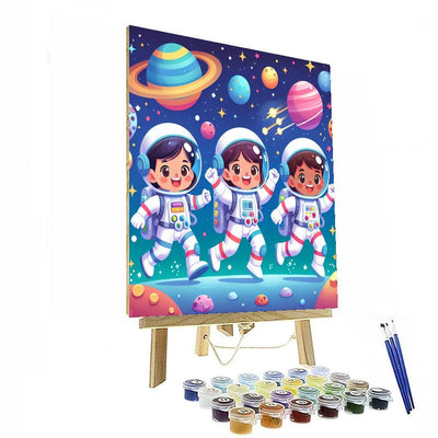 Whimsical Space Adventures Painting By Numbers Kit