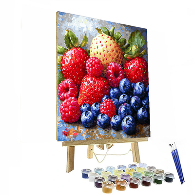 Cézanne Inspired Sweet Berry Harvest  Paint By Numbers Art