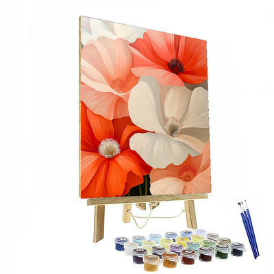 Georgia O'Keeffe Inspired Modern Petals  Paint By Numbers Kits