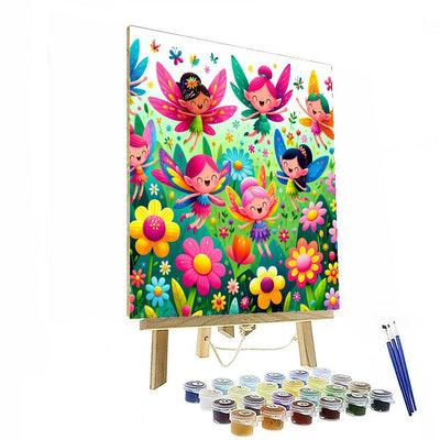 Fun Fairies Paint By Numbers Art