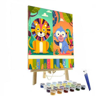 Animal Adventures Paint By Numbers Art