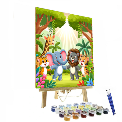 Epic Jungle Expedition Paint By Numbers Kits