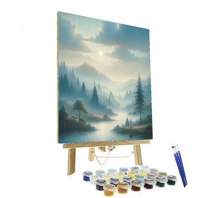 Gentle Rainfall Numbered Painting Kits