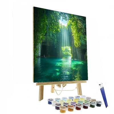 Cenote Ik Kil - Mexico Numbered Painting Kits