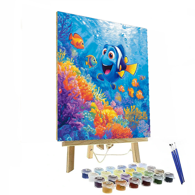 Finding Dory's Underwater Journey - Disney Inspired Paint By Color