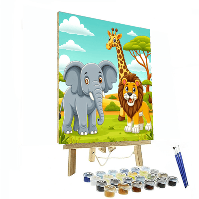 Adventurous Safari Quest Number Painting