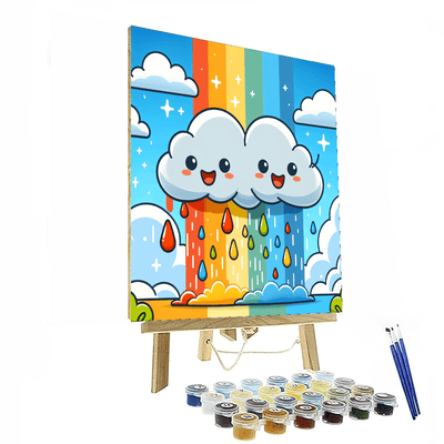 Cuddly Cloud Friends Numbered Painting Kits