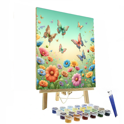 Elegant Butterfly Symphony Paint By Number