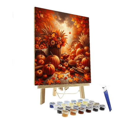 Fall Harvest Delight Number Painting