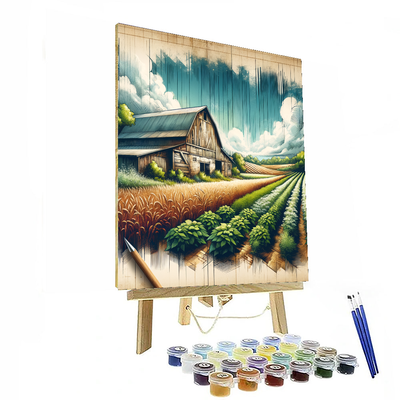 Rustic Farmstead Bliss Numbered Painting Kits