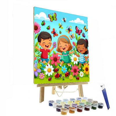 Colorful Garden Play Painting By Numbers Kit