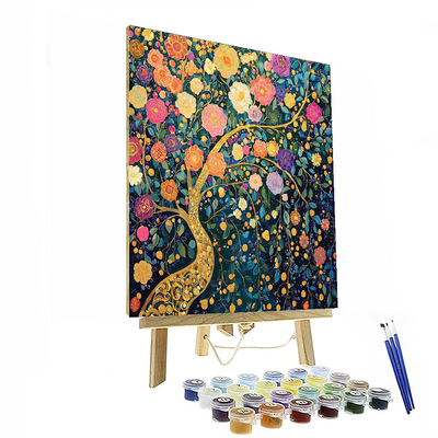 Klimt Inspired Magical Gardens  DIY Paint By Numbers