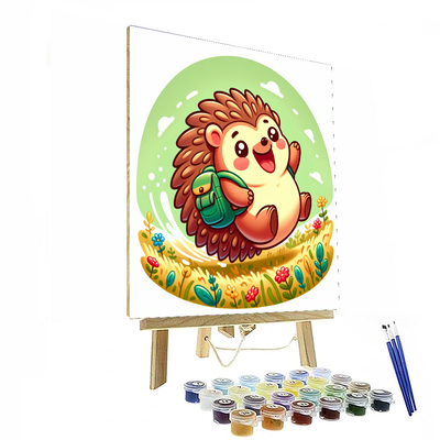 Adventurous Hedgehog Paint By Numbers Kits