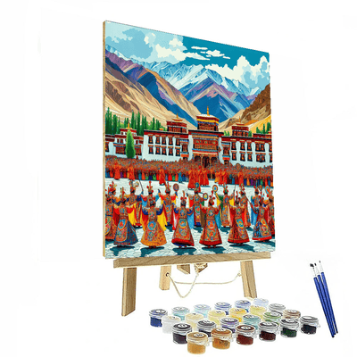 Hemis Festival - Ladakh, India Numbered Painting Kits